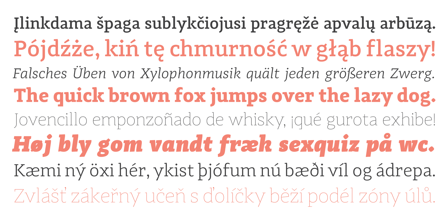 Example font Adagio Slab #4